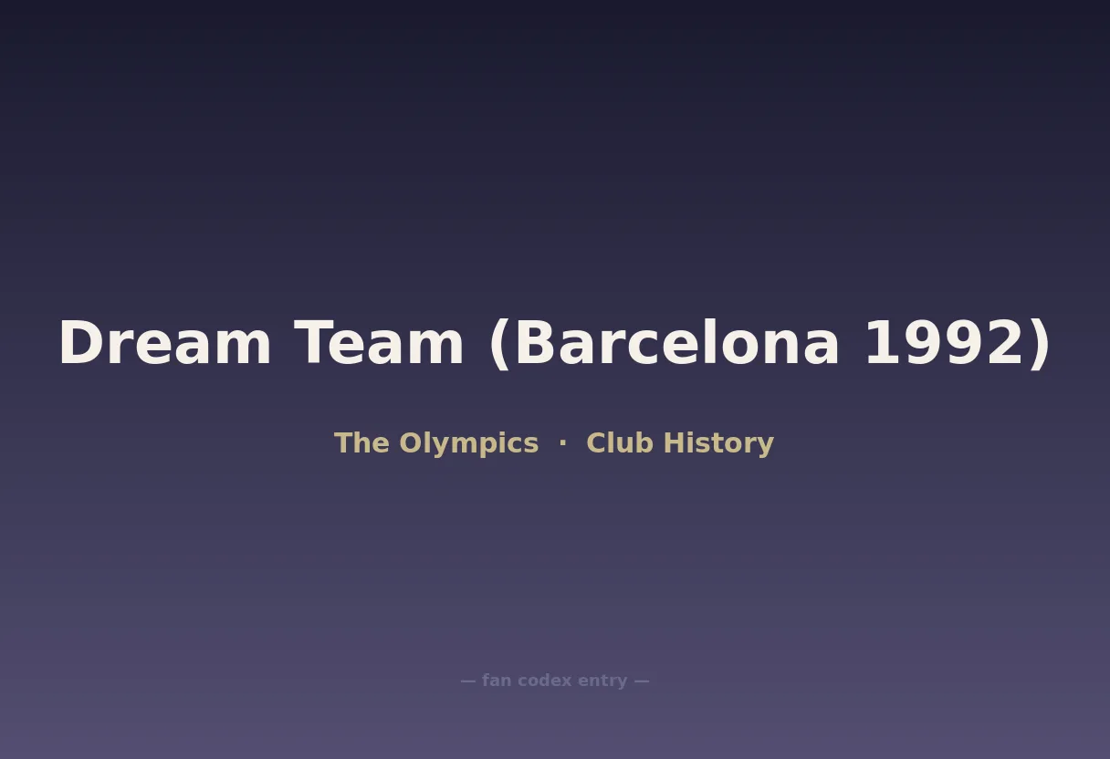 Dream Team (Barcelona 1992)