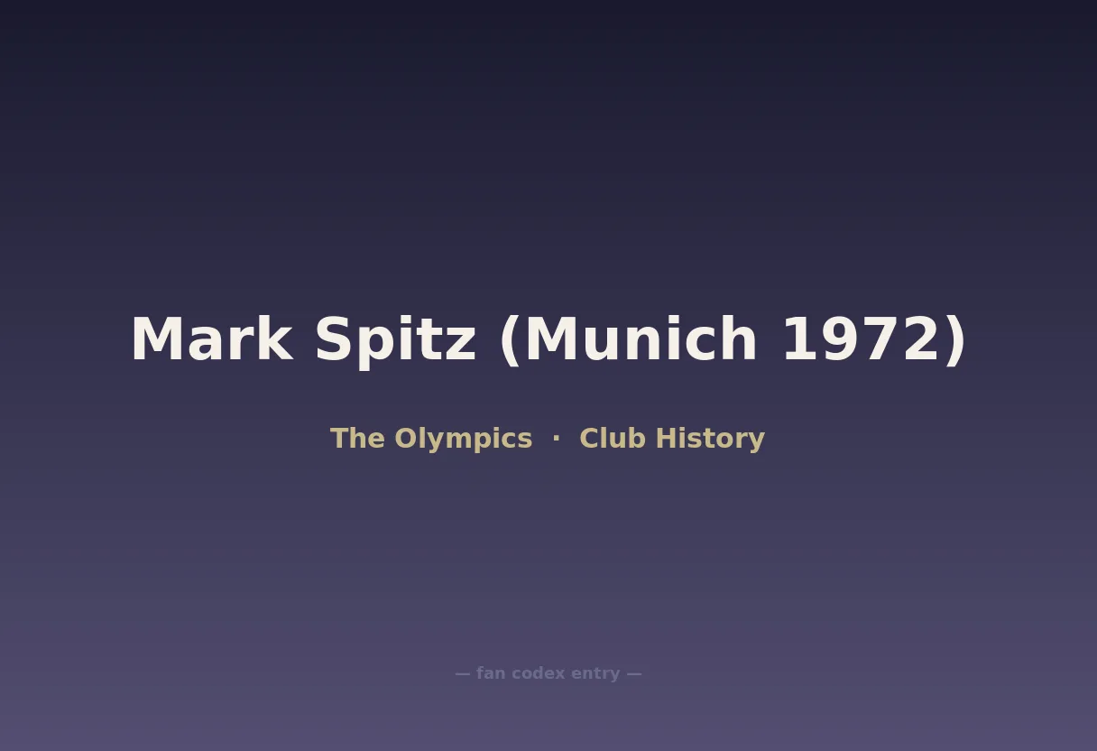 Mark Spitz (Munich 1972)
