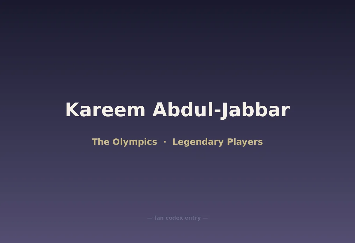 Kareem Abdul-Jabbar