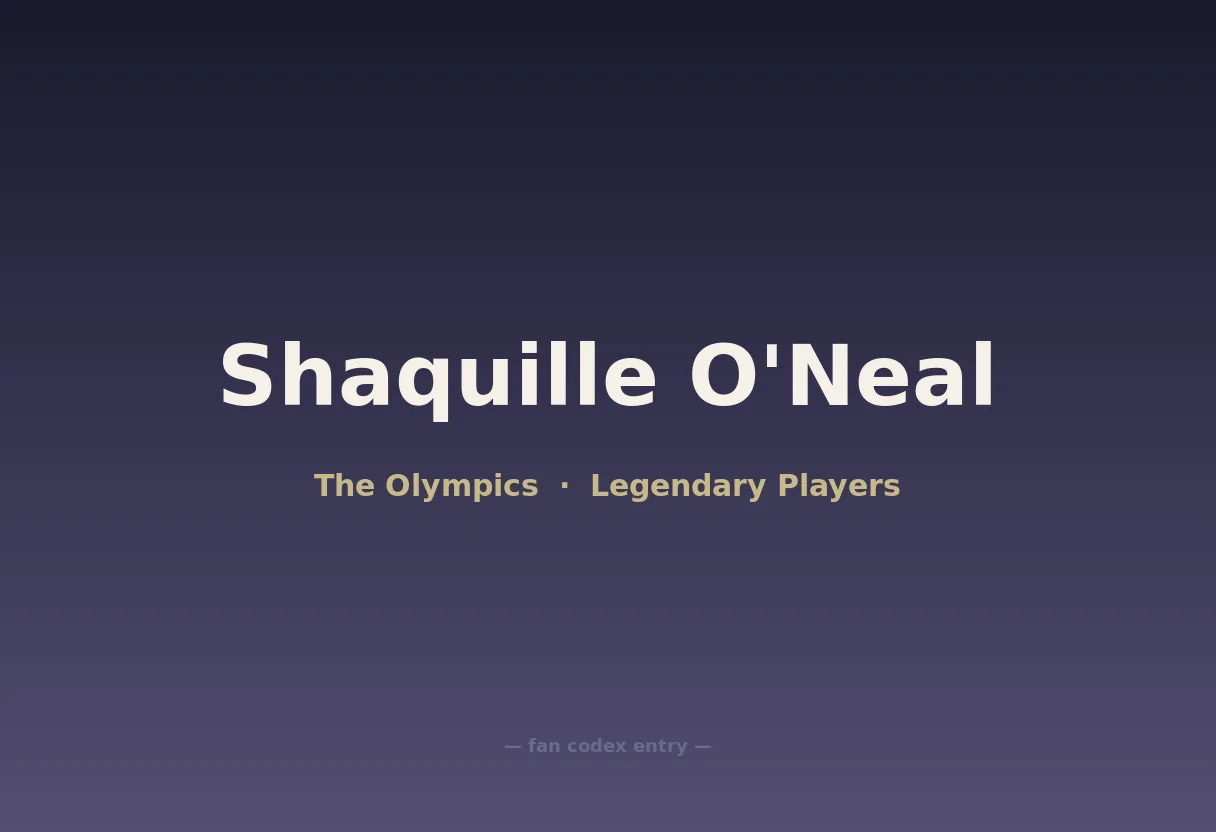 Shaquille O'Neal