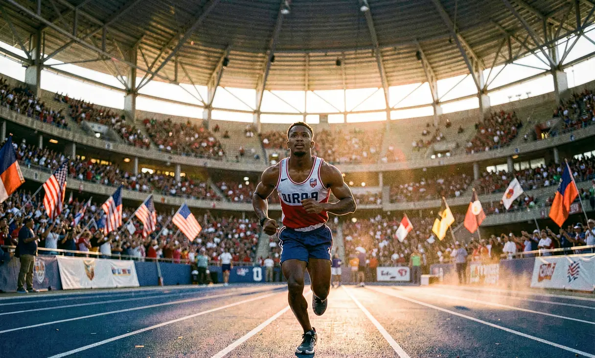 Carl Lewis 100m LA 1984