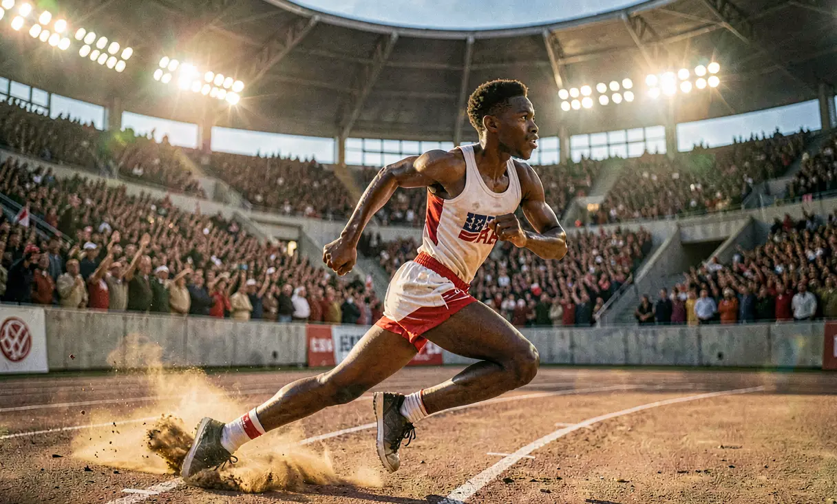 Jesse Owens 100m Berlin 1936