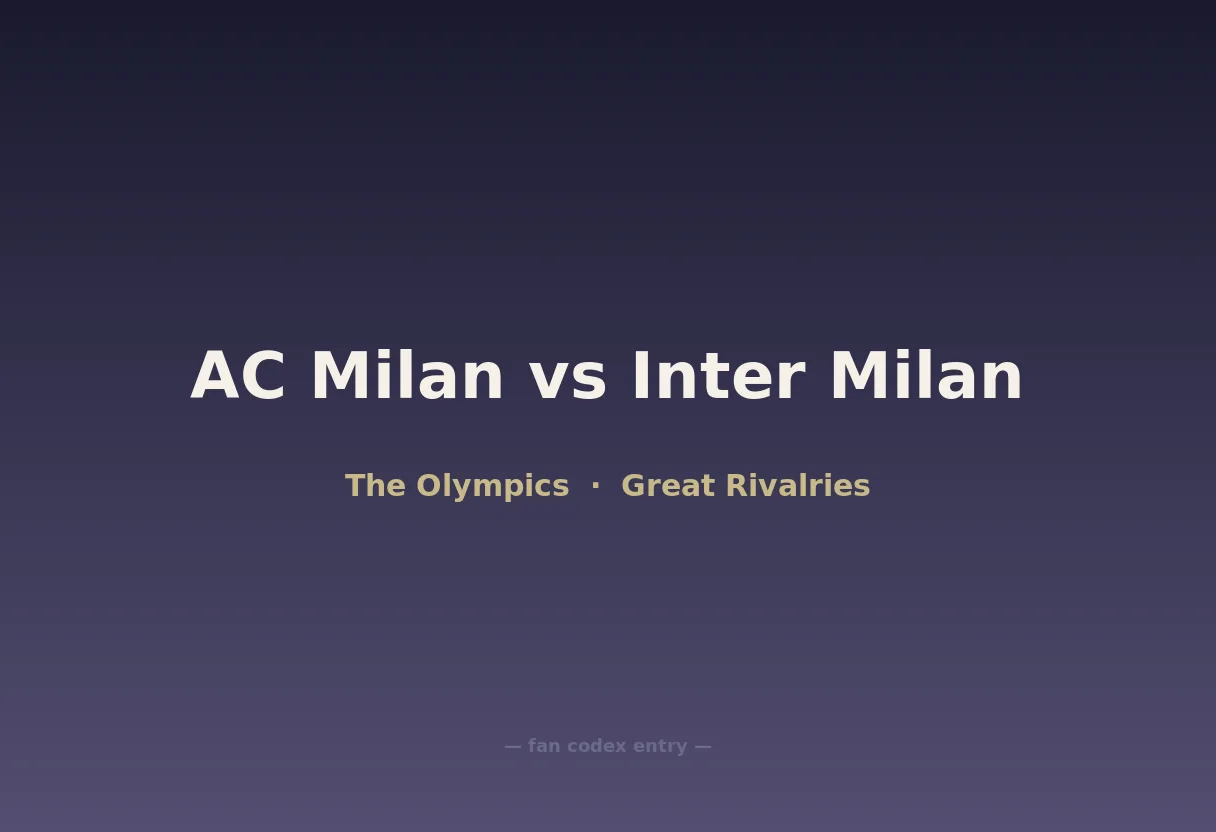 AC Milan vs Inter Milan